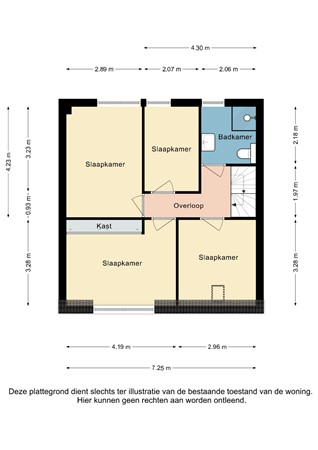 Plattegrond - Hendrik Van Veldekestraat 56, 6367 SC Voerendaal - Hendrik van Veldekestraat 56 Voerendaal - Verdieping 2D.jpg